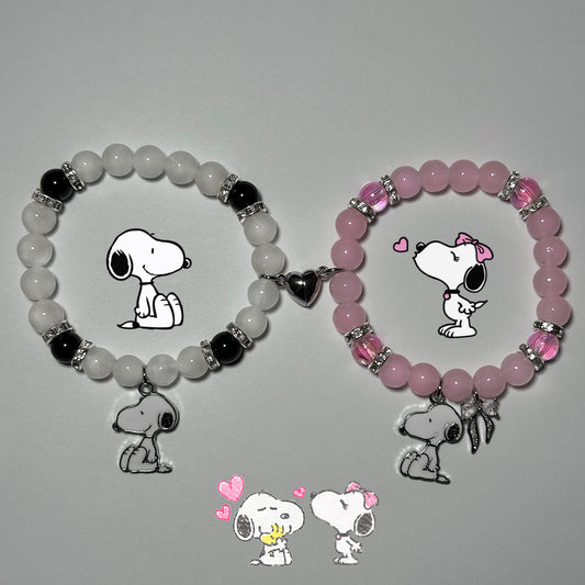 Pulseras de perro lindo y perro coqueto