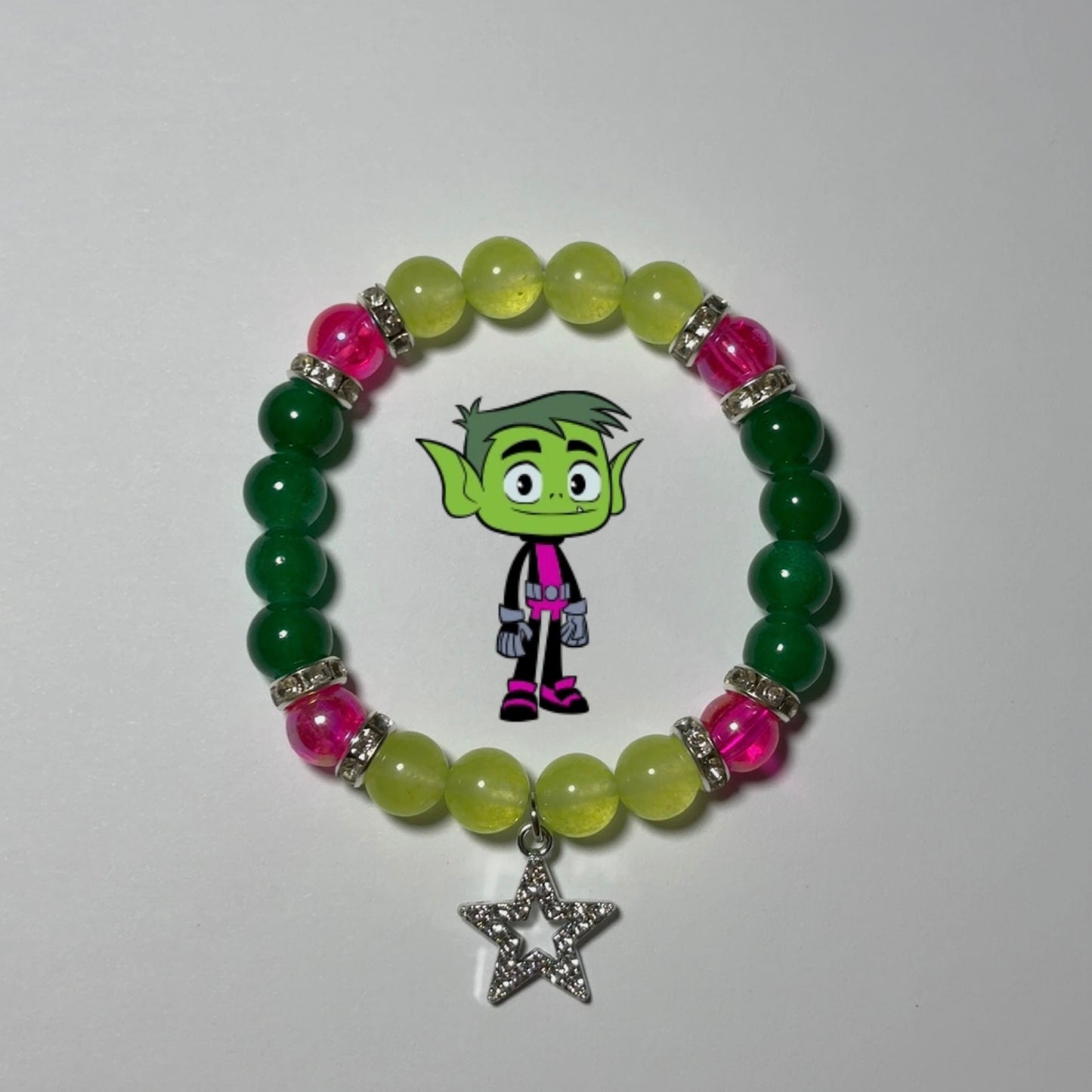 Beast Boy & Raven Bracelets (Available as Set or Singles)