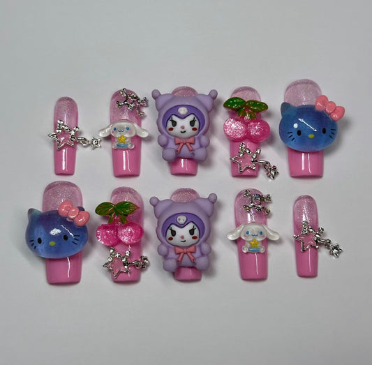 Set de Sanrio Cereza Rosa (Pre-pedido)