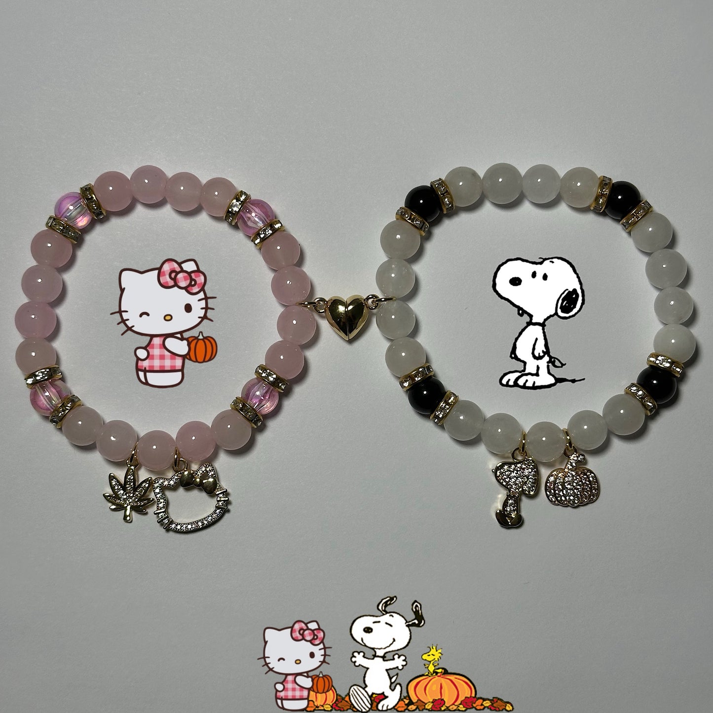 Fall Snoopy & HK Gold Bracelets