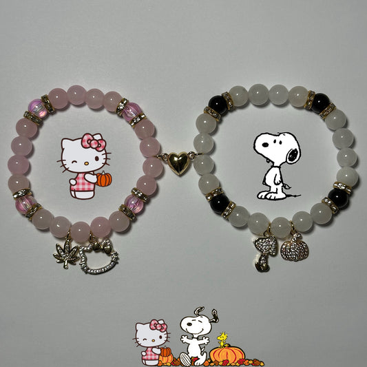 Fall Snoopy & HK Gold Bracelets