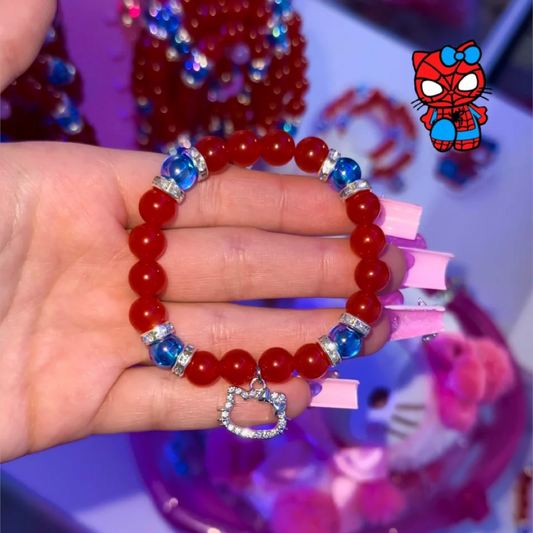 Pulsera de gatito araña