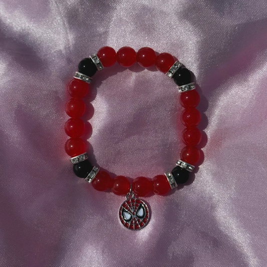 Pulsera de Spidey roja y negra