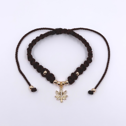 Pulsera de hojas de otoño