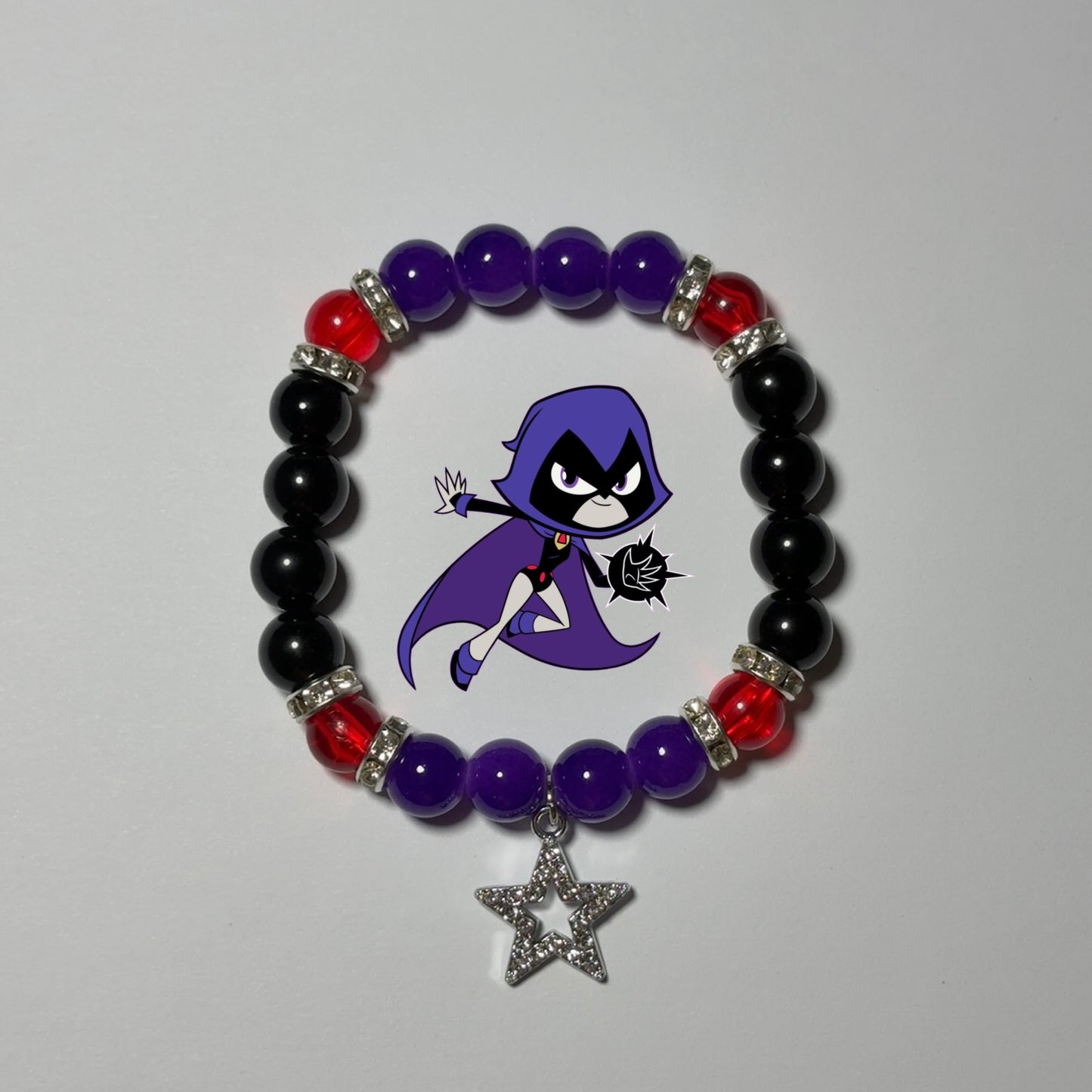 Beast Boy & Raven Bracelets (Available as Set or Singles)