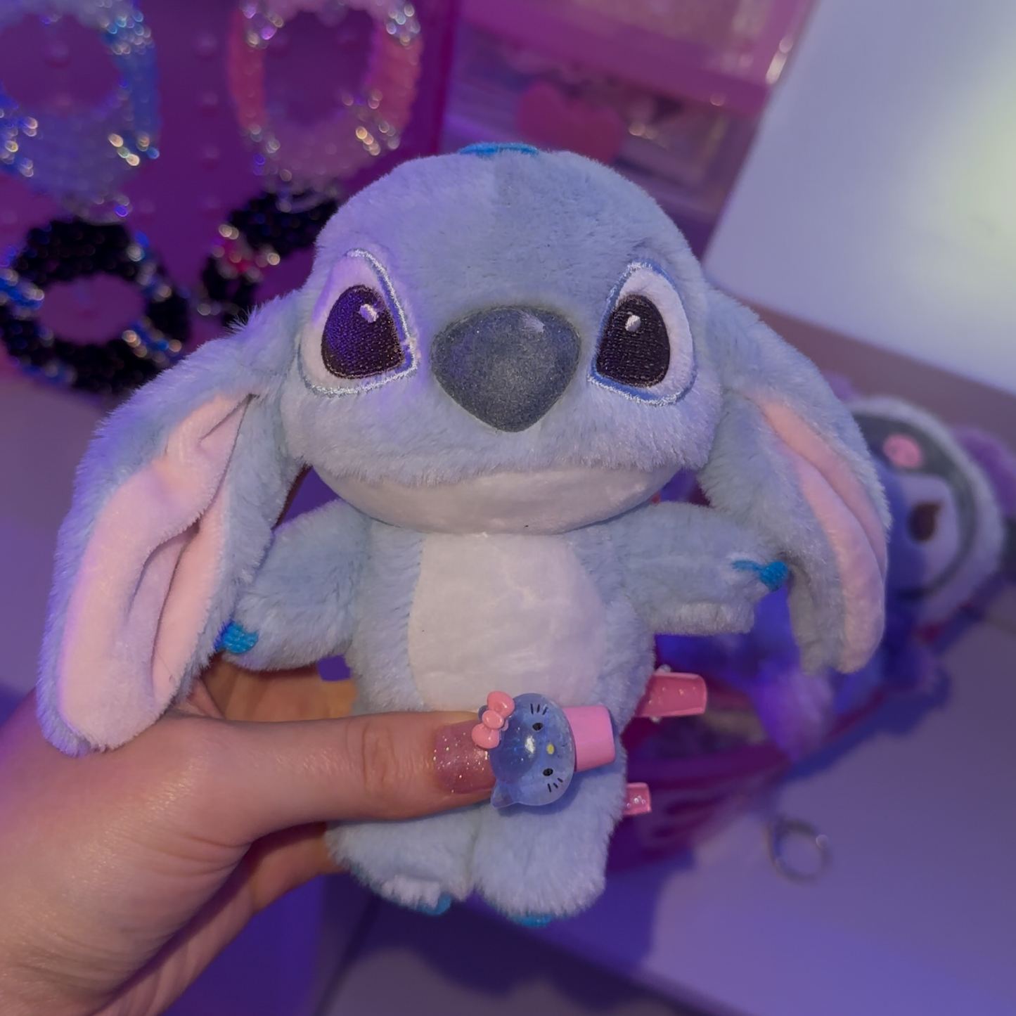 Stitch Plushie Keychain