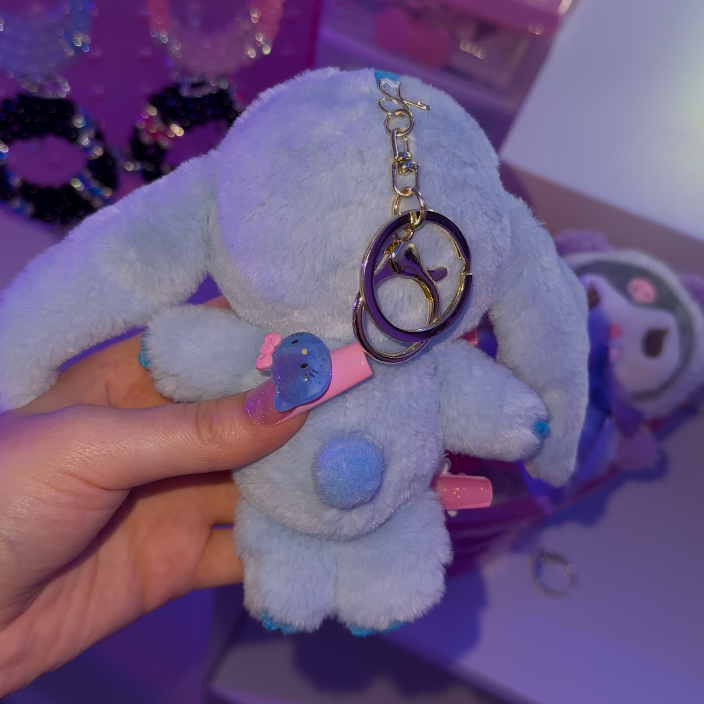 Stitch Plushie Keychain