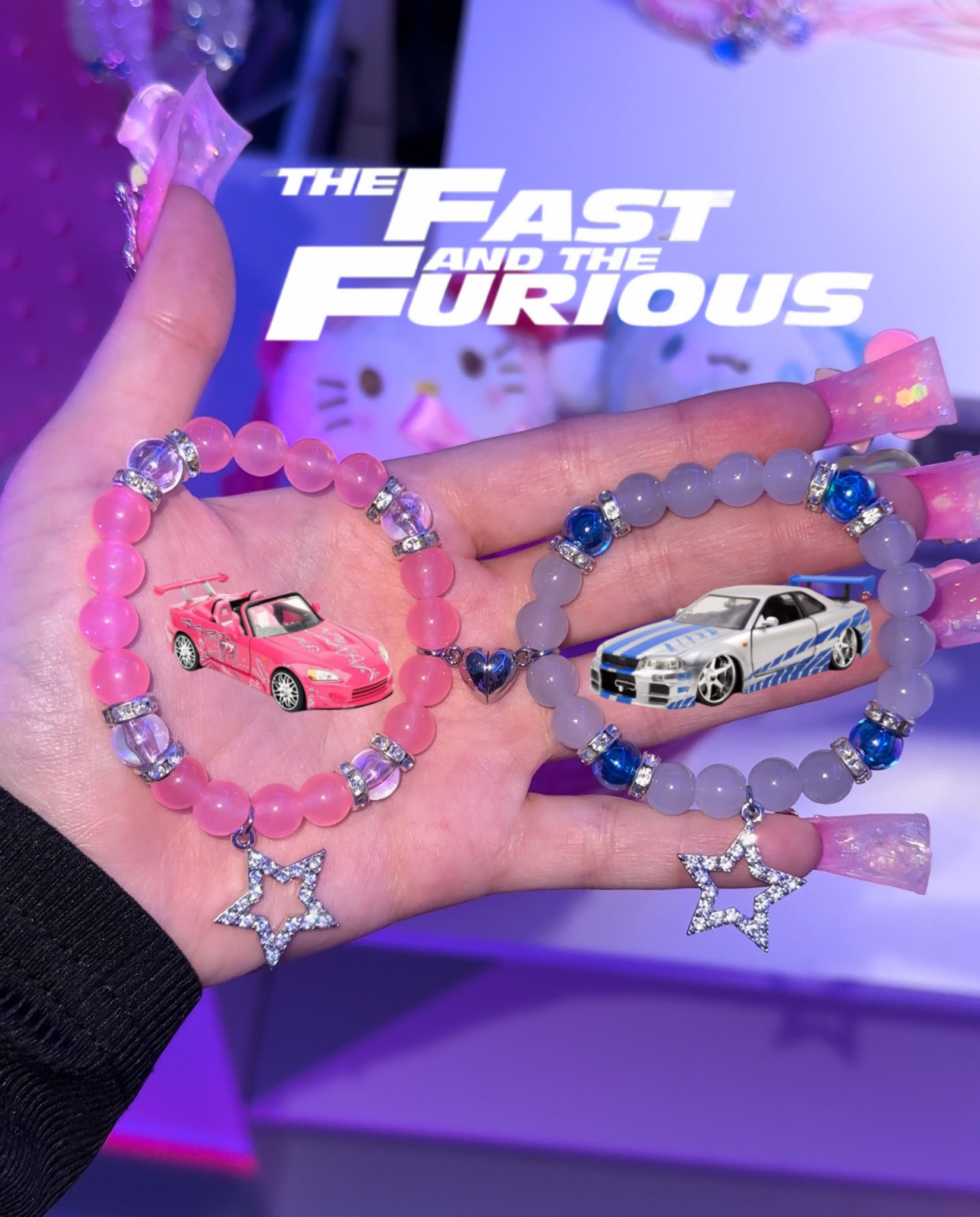 Suki & Bullet Magnetic Heart Bracelets – Star Girl