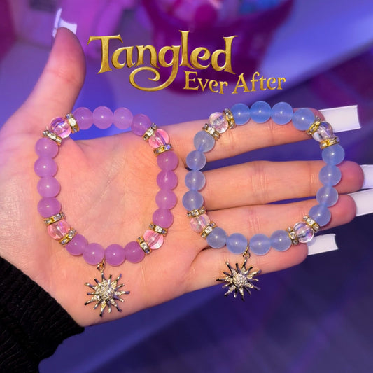 Pulseras Rapunzel y Flynn Rider (disponibles en conjunto o individualmente)