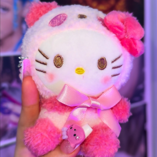 Lindo llavero de peluche de gatito