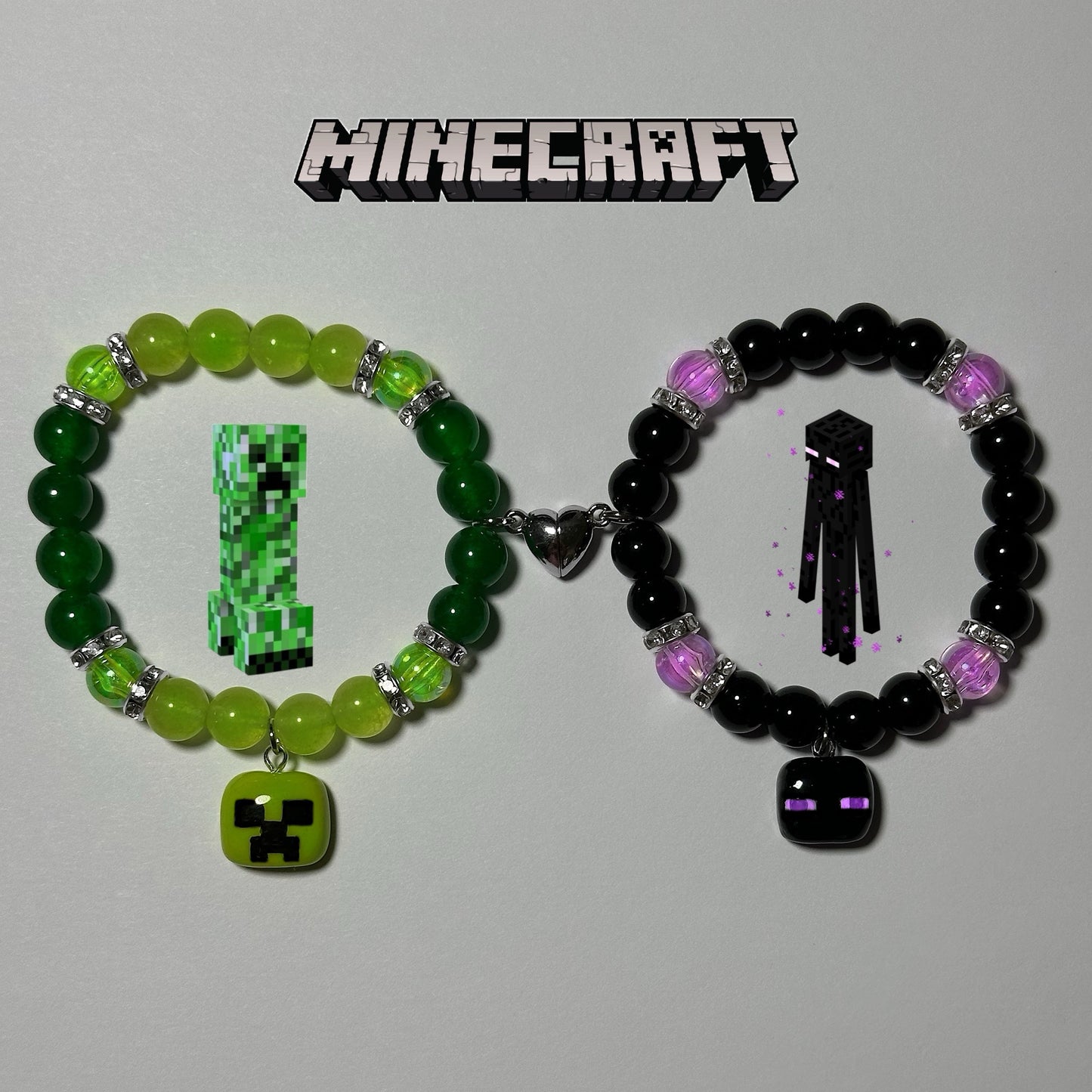 Pulseras de Creeper y Enderman de Minecraft