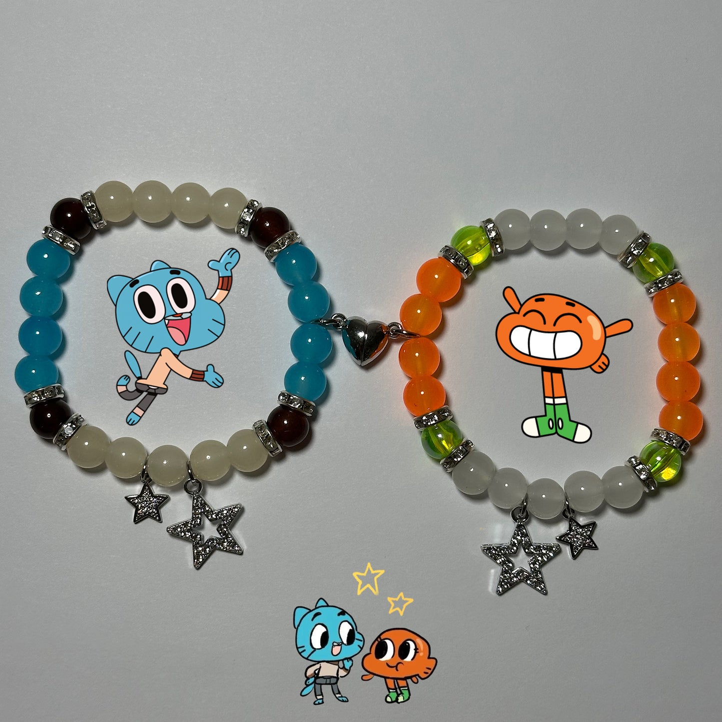 Pulseras de Gumball y Darwin