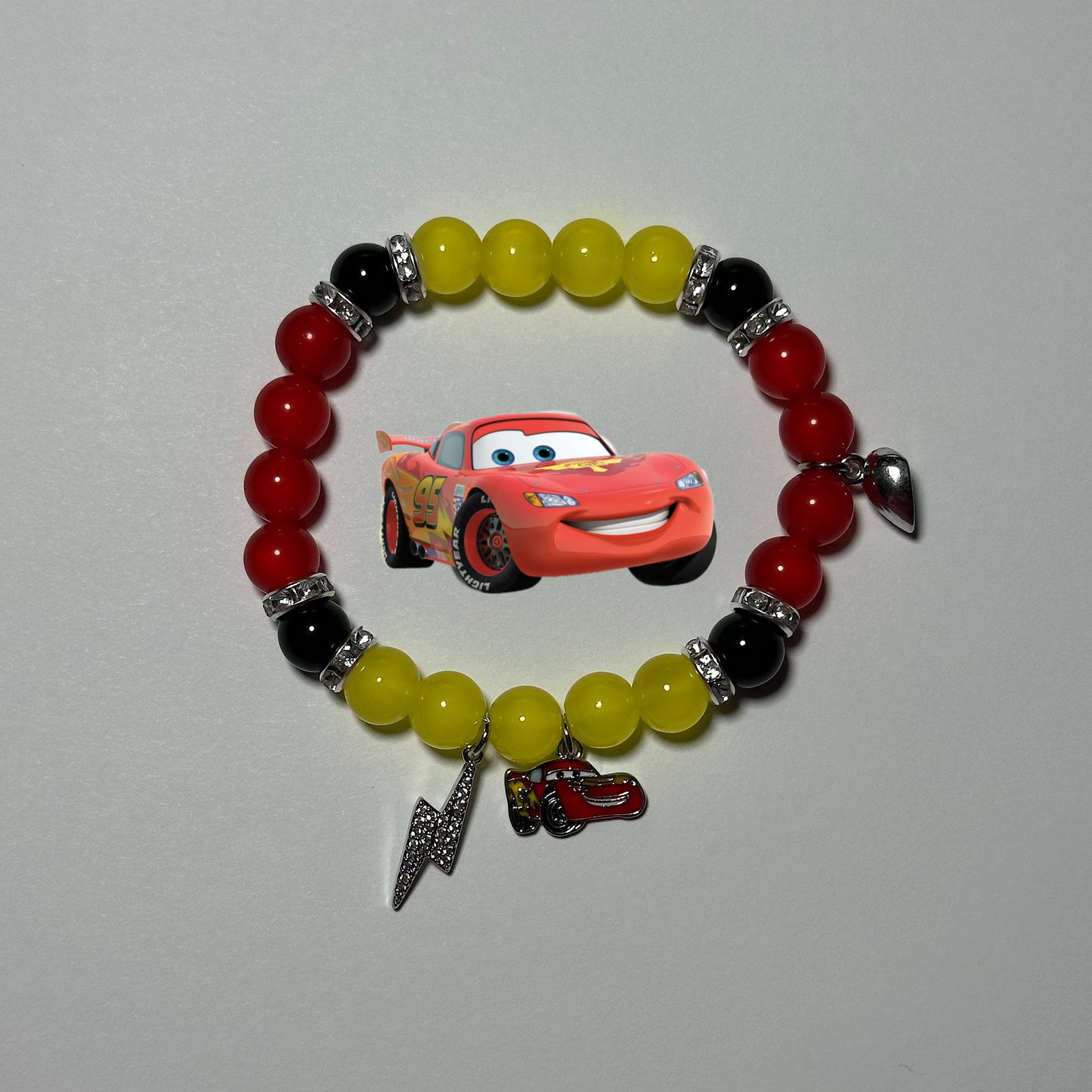 Lightning McQueen & Sally Bracelets