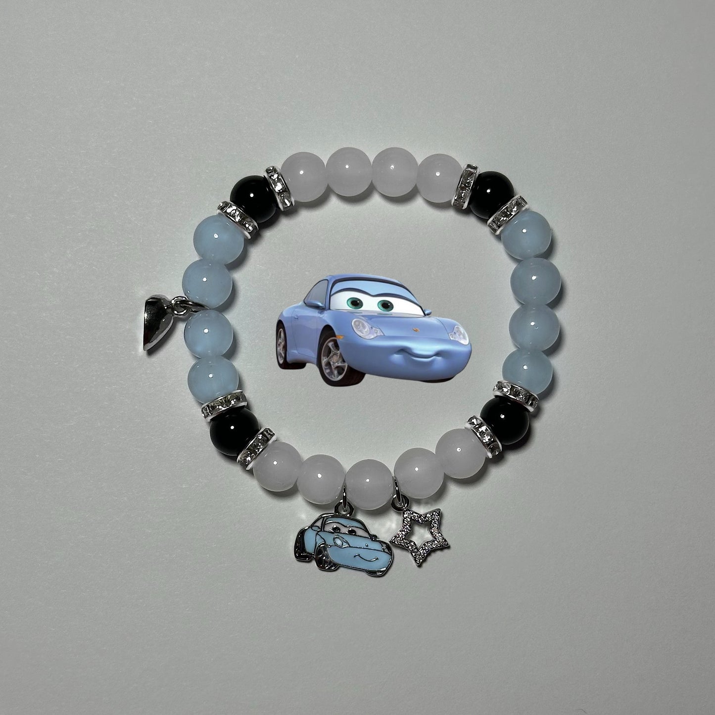 Lightning McQueen & Sally Bracelets