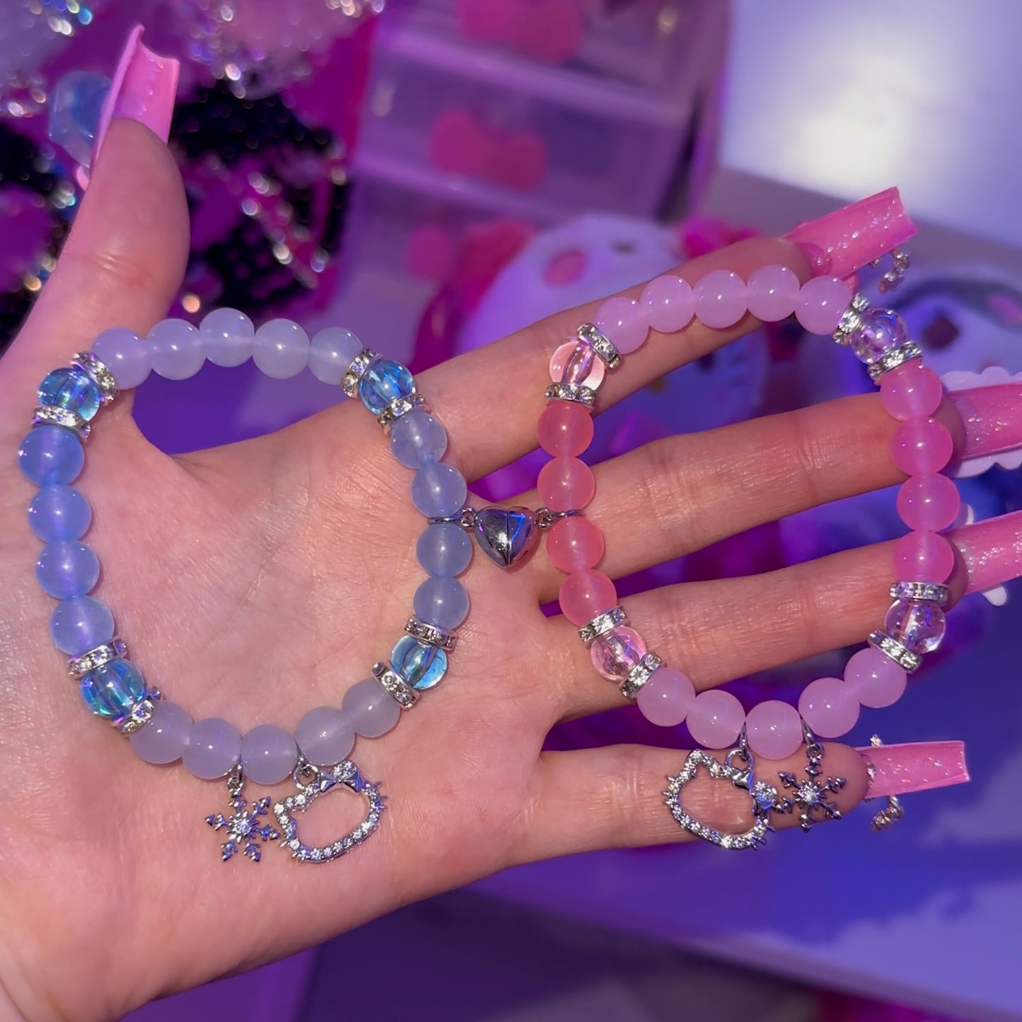 Winter Wonderland Hello Kitty & Dear Daniel Bracelets (Sold as Set or Individually)