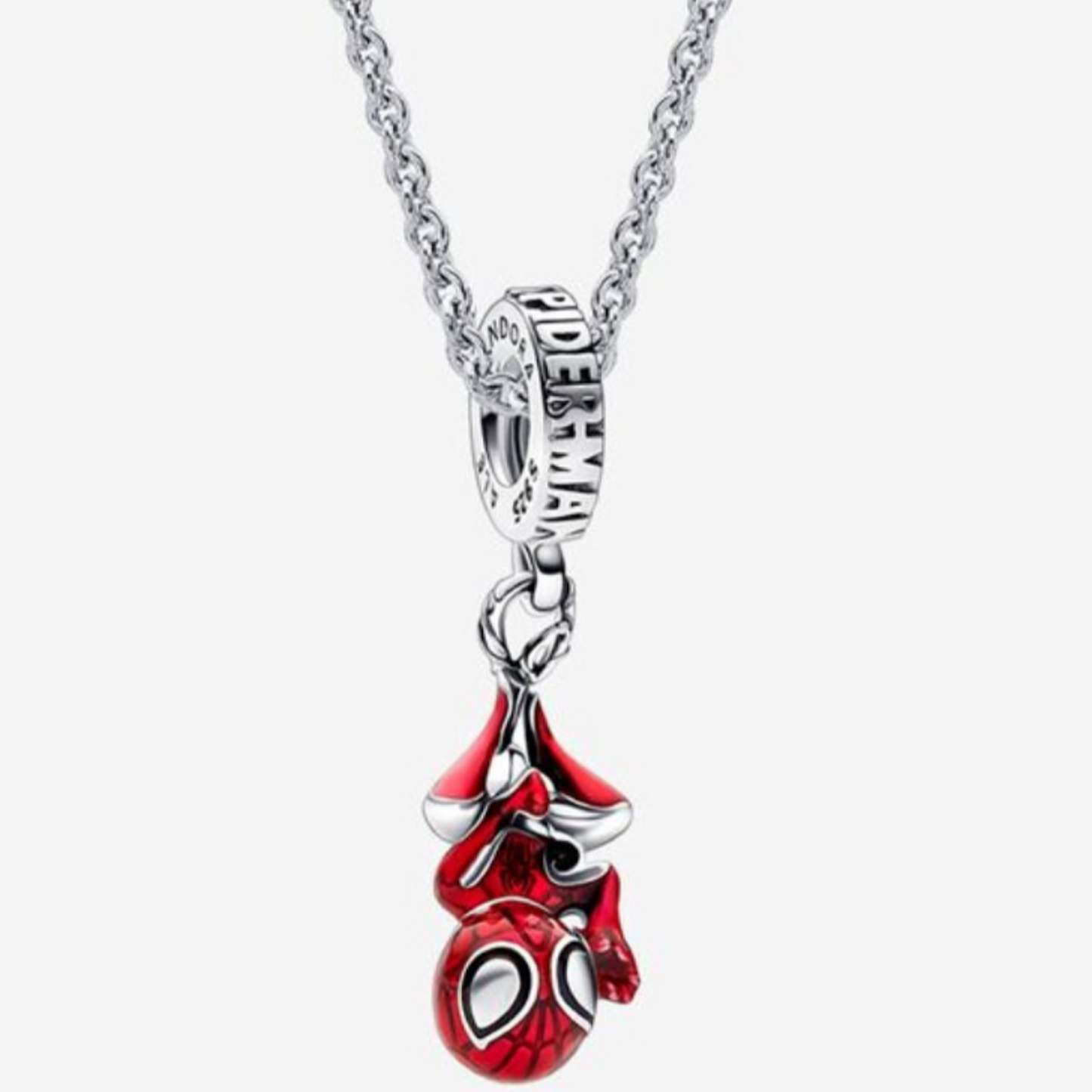 925 Sterling Silver Spider-Man Necklace