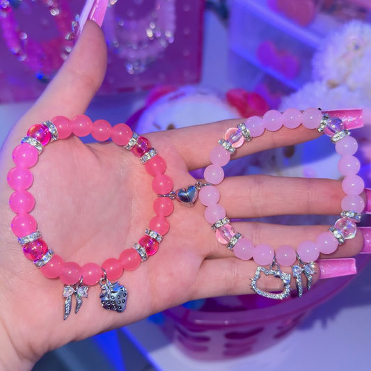 Hello Kitty & Strawberry Bracelet Set